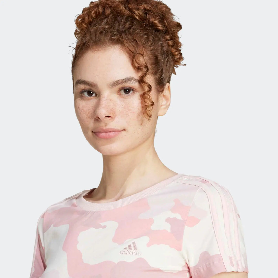 Essentials 3-Stripes Camo Print Baby T-Shirt