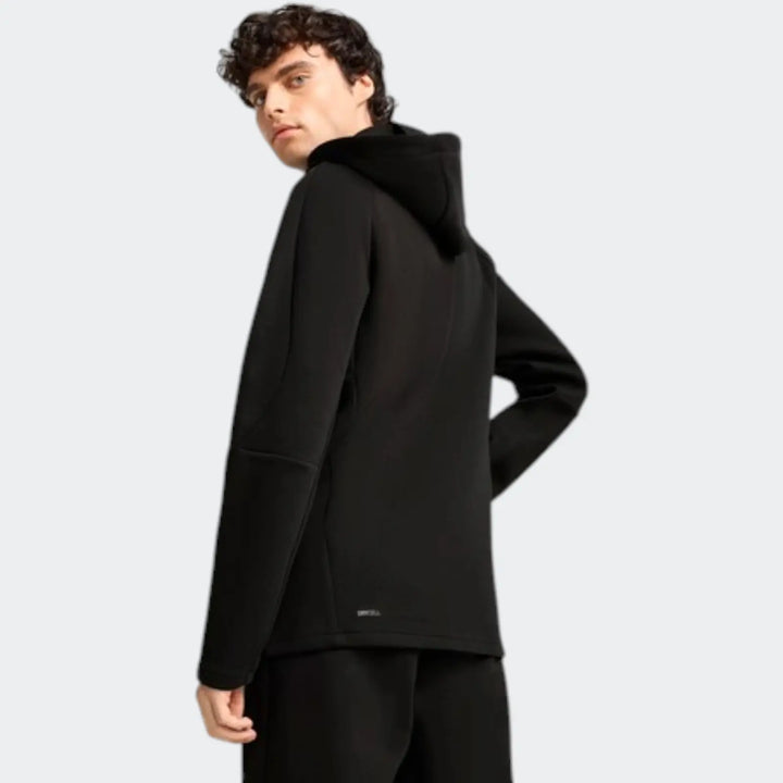 Evostripe Full-Zip Hoodie Black Hoodies