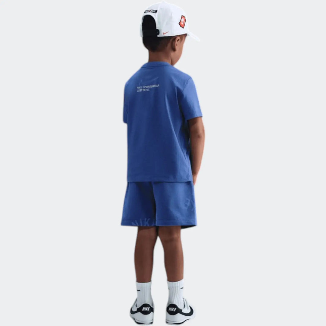 Nkn Club Brand Energy Short Set Blue Shorts