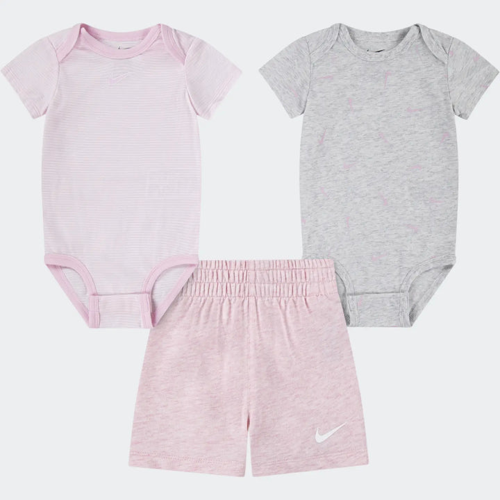 Nike Boys Be Stripe Swooshfetti Set Jumpsuit - Pink