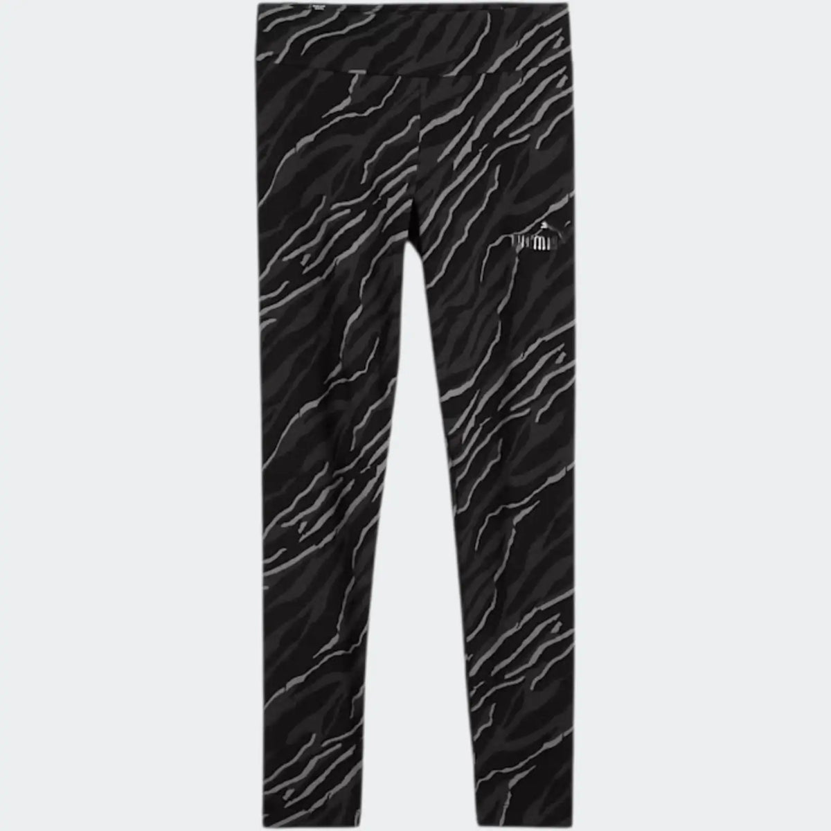 Ess +Animal Aop Leggings Black Leggings