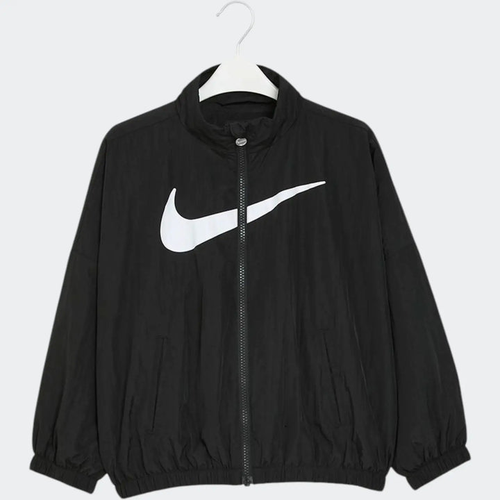 Nkg Swoosh Windbreaker Jacket Black Jackets