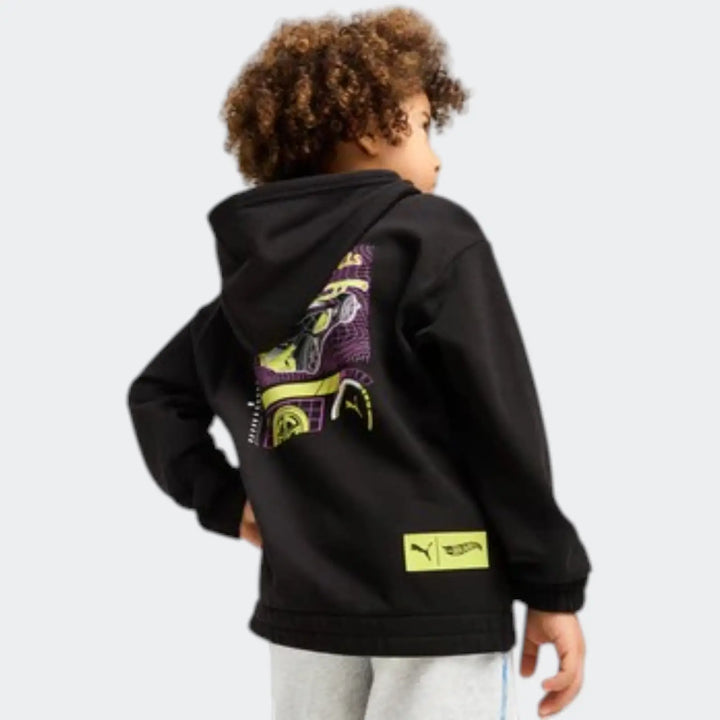 Puma X Hot Wheels Relaxed Black Hoodies
