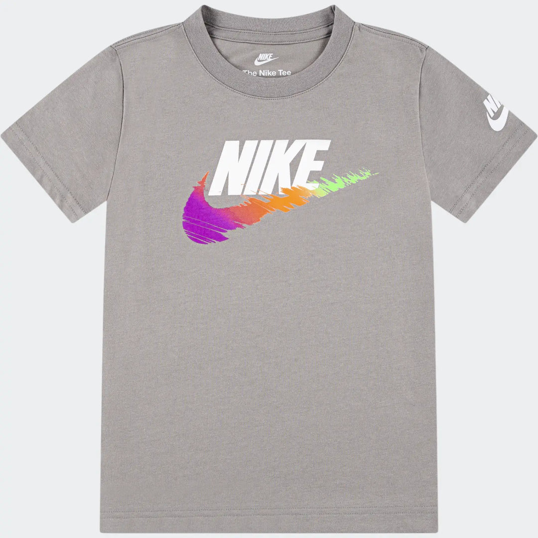 Nkb Nike Brandmark Swoosh Tee Grey T-Shirts