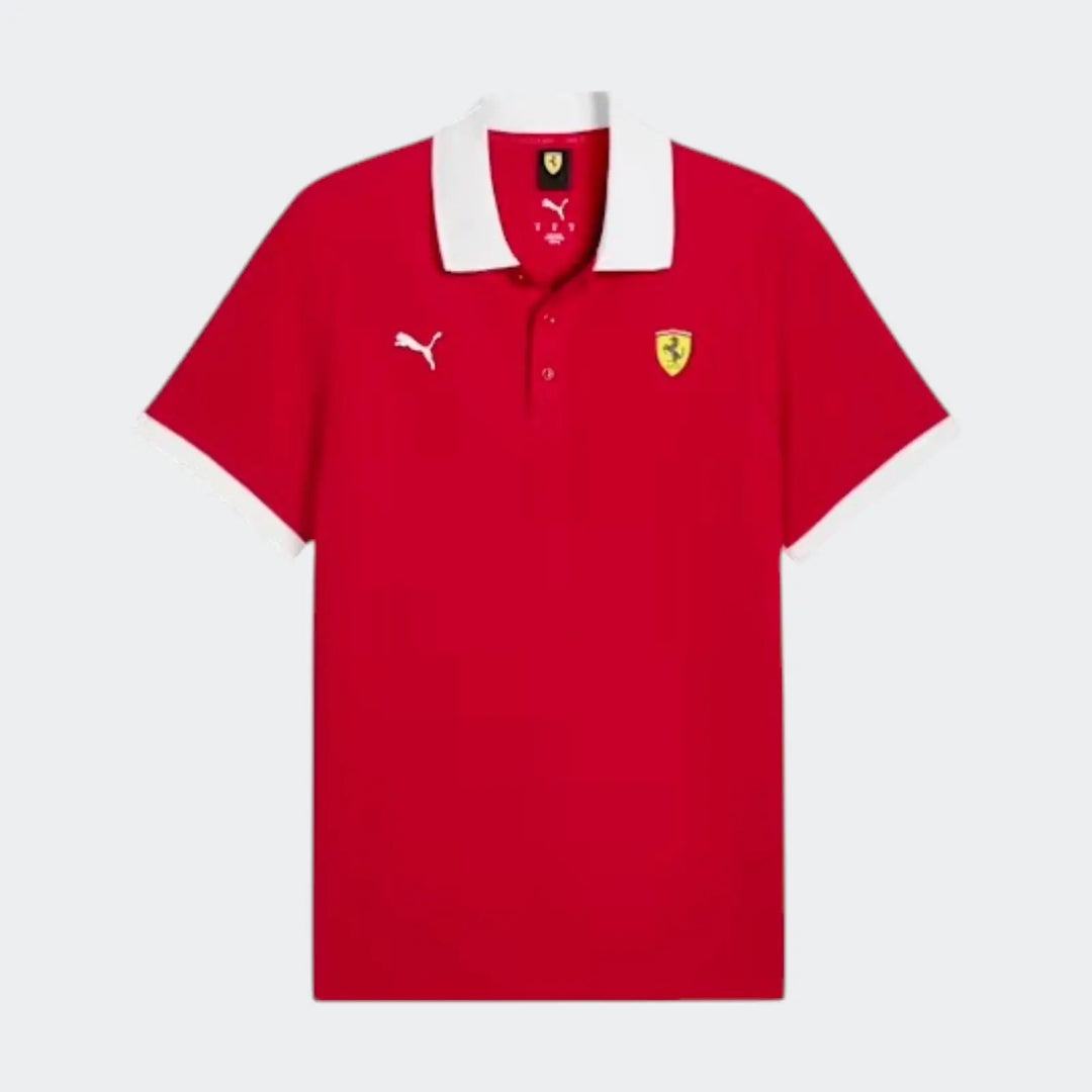 Ferrari Piquet Polo Red Polo Shirts