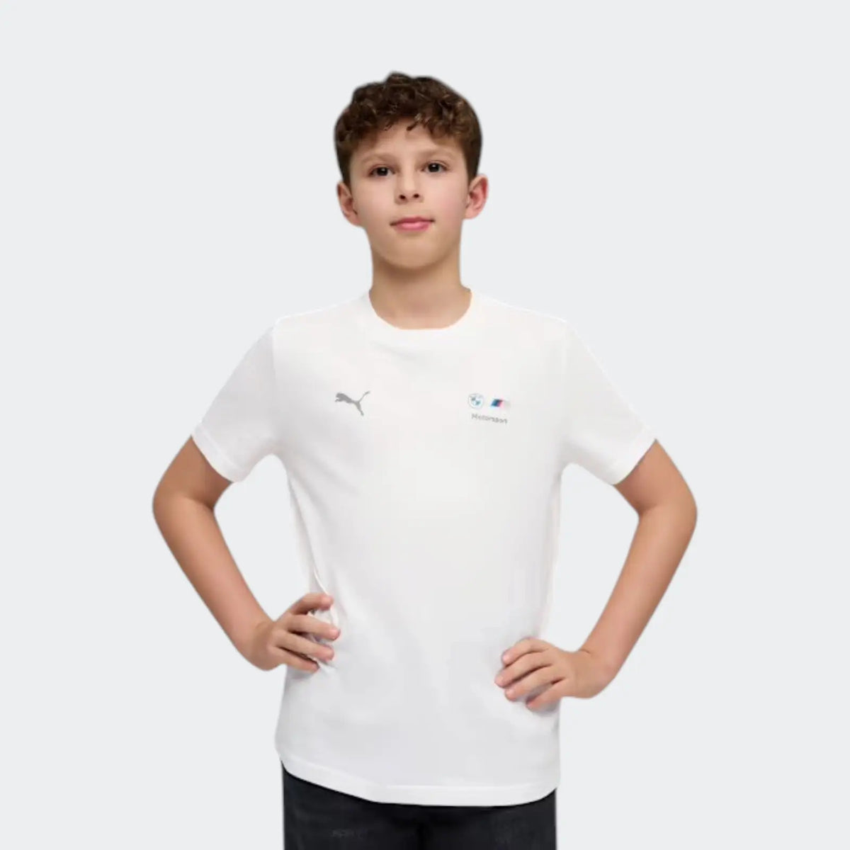 Bmw Mms Kids Ess Logo Tee White T-Shirts