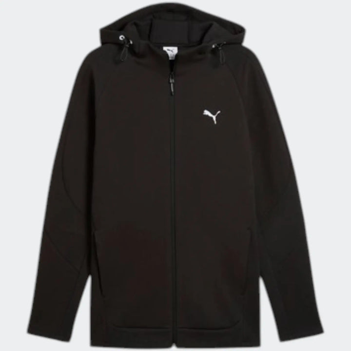 Evostripe Full-Zip Hoodie Black Hoodies