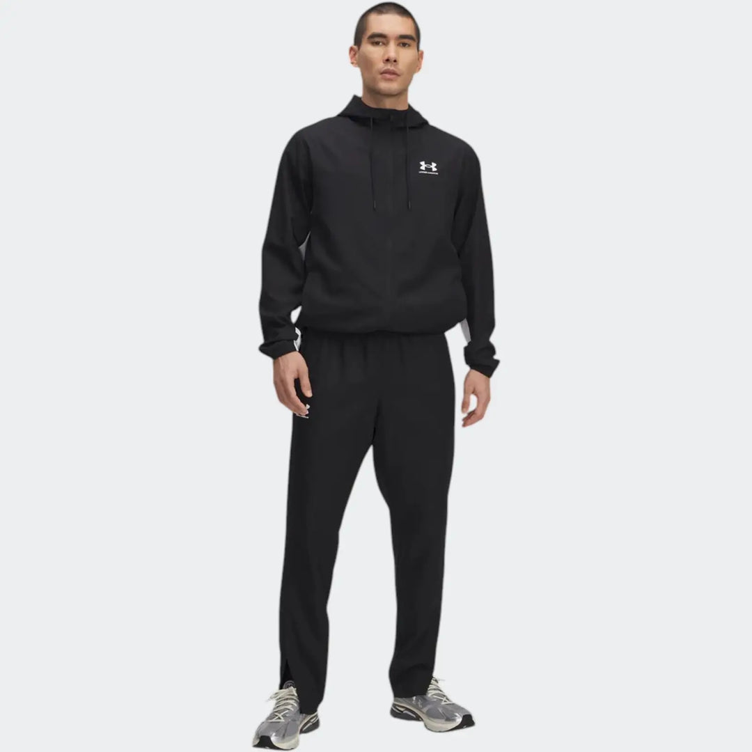 Ua Rival Woven Windbreaker Black Jacket