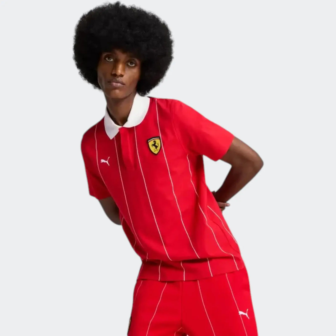 Ferrari Race Premium Polo Red Polo Shirts