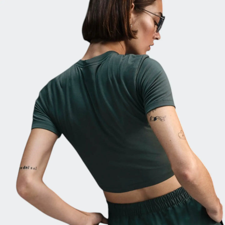 W Nsw Essntl Slm Crp Green T-Shirts