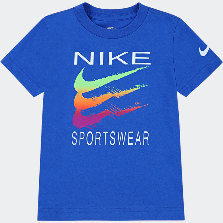 Nkb Nike Sportwear Swoosh Tee Blue T-Shirts