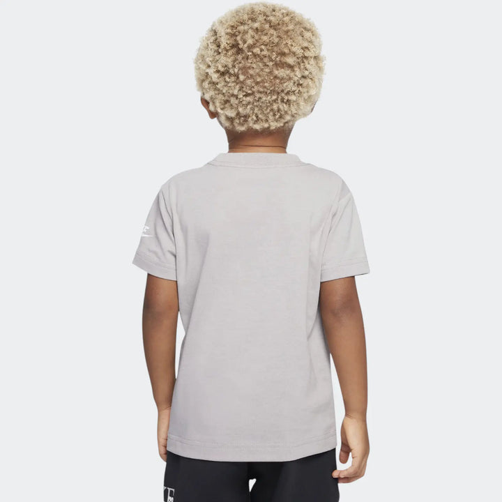 Nike Boys Brandmark Swoosh T-Shirt - Grey