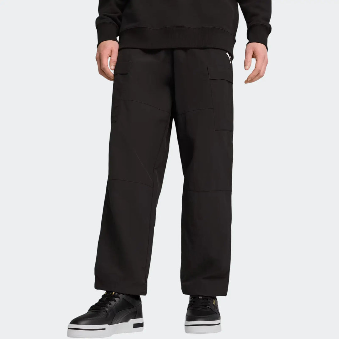 Wardrobe Ess Relaxed Cargo Pants Black Pants