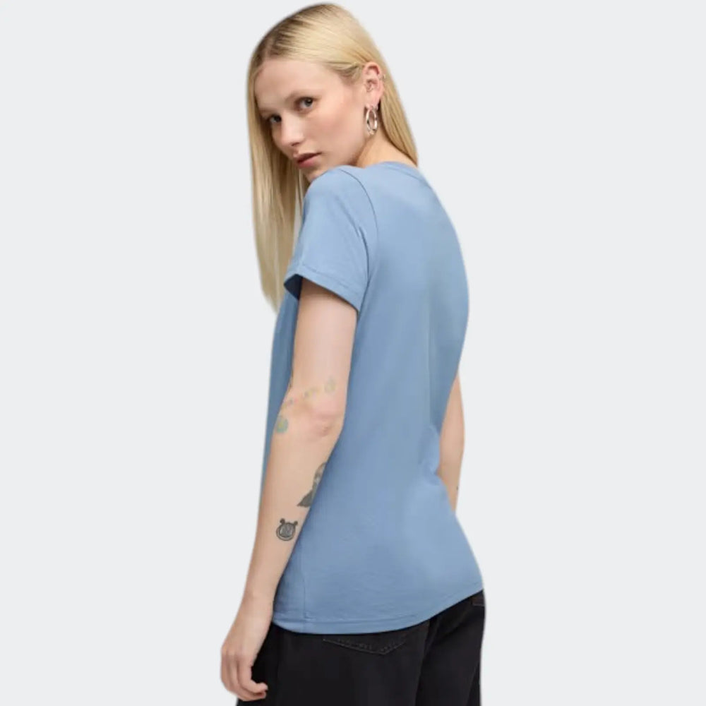 Graphic Gradient Tee W Blue T-Shirts