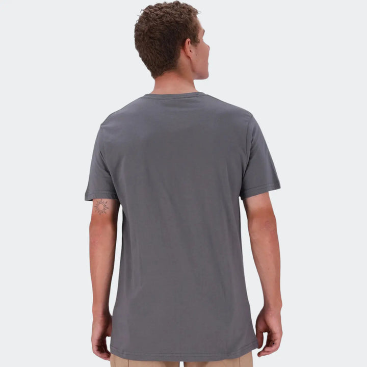 Core Logo Ss Tee Grey T-Shirts