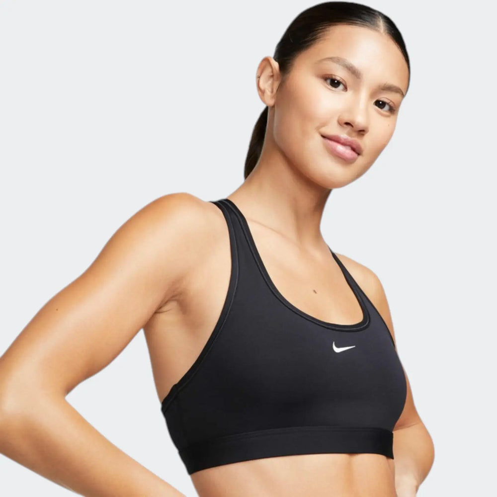 W Nk Swsh Lgt Spt Bra Black Sports Bras