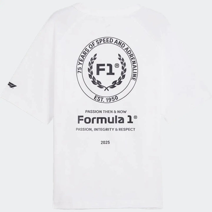 F1 Tee 75Yrs Relaxed White T-Shirts