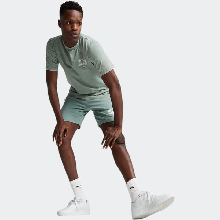 Puma Class Washed Tee Green T-Shirts