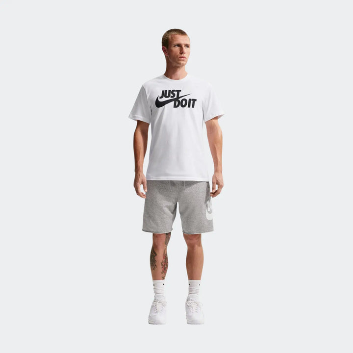 M Nsw Tee Just Do It Swoosh White T-Shirts