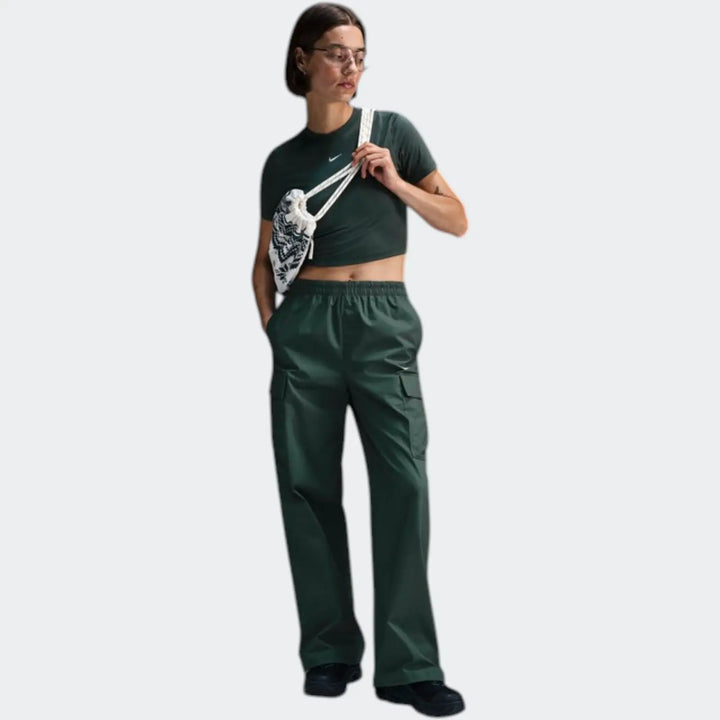 W Nsw Essntl Slm Crp Green T-Shirts