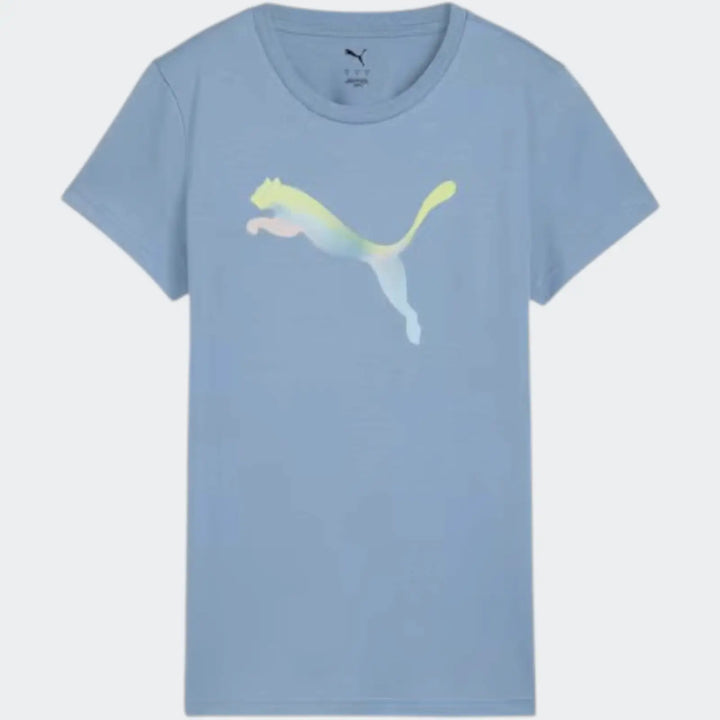 Graphic Gradient Tee W Blue T-Shirts