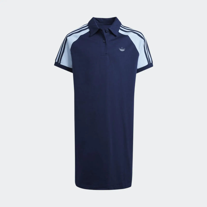 Polo Dress With Colorblock Kids
