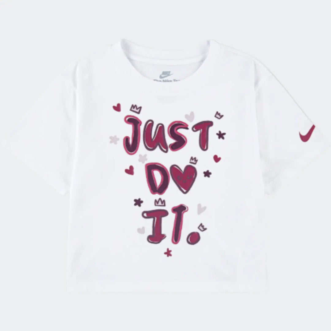 Nkg Essentials Aop Boxy Tee White T-Shirts