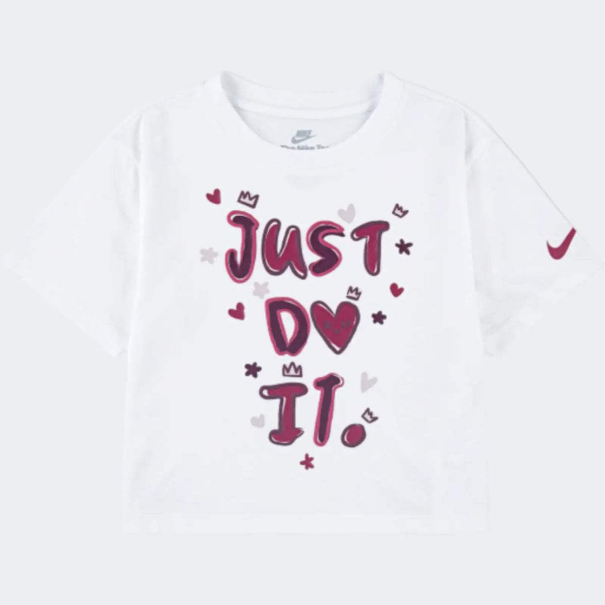 Nkg Essentials Aop Boxy Tee White T-Shirts