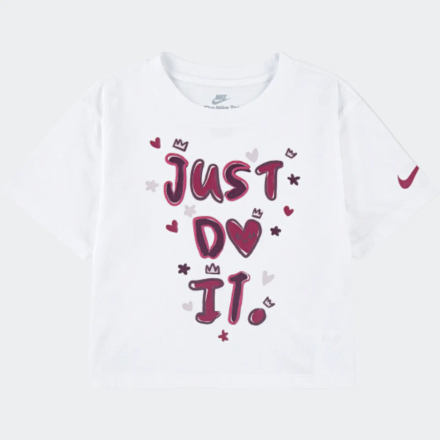 Nkg Essentials Aop Boxy Tee White T-Shirts