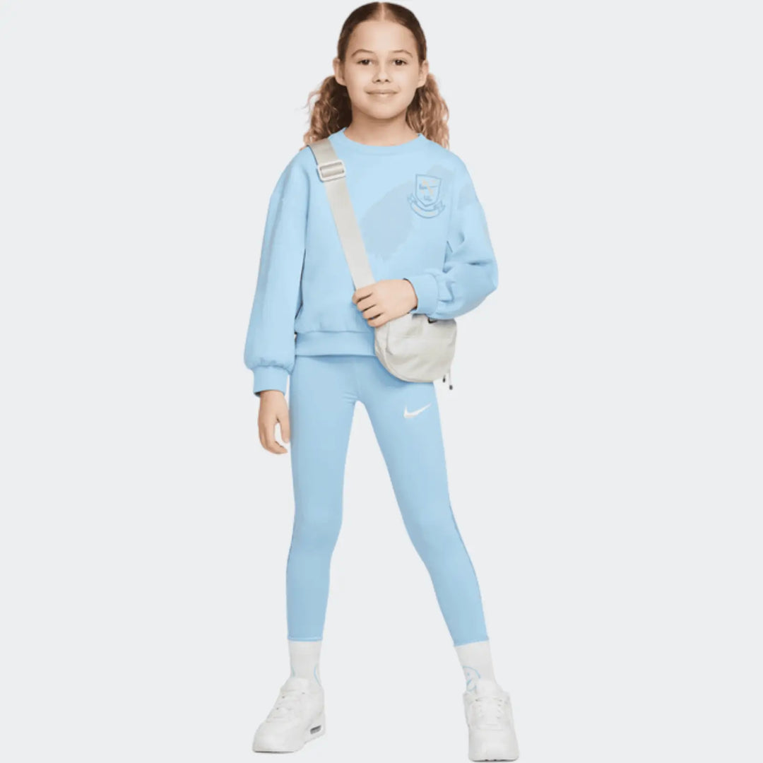 Nkg Swoosh Motion Dri-Fit Legg Blue Leggings