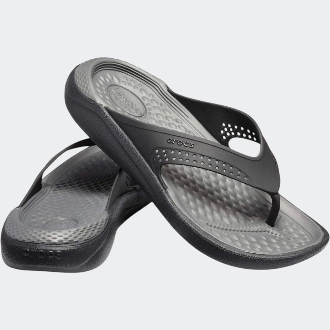 Literide Flip Black Clogs