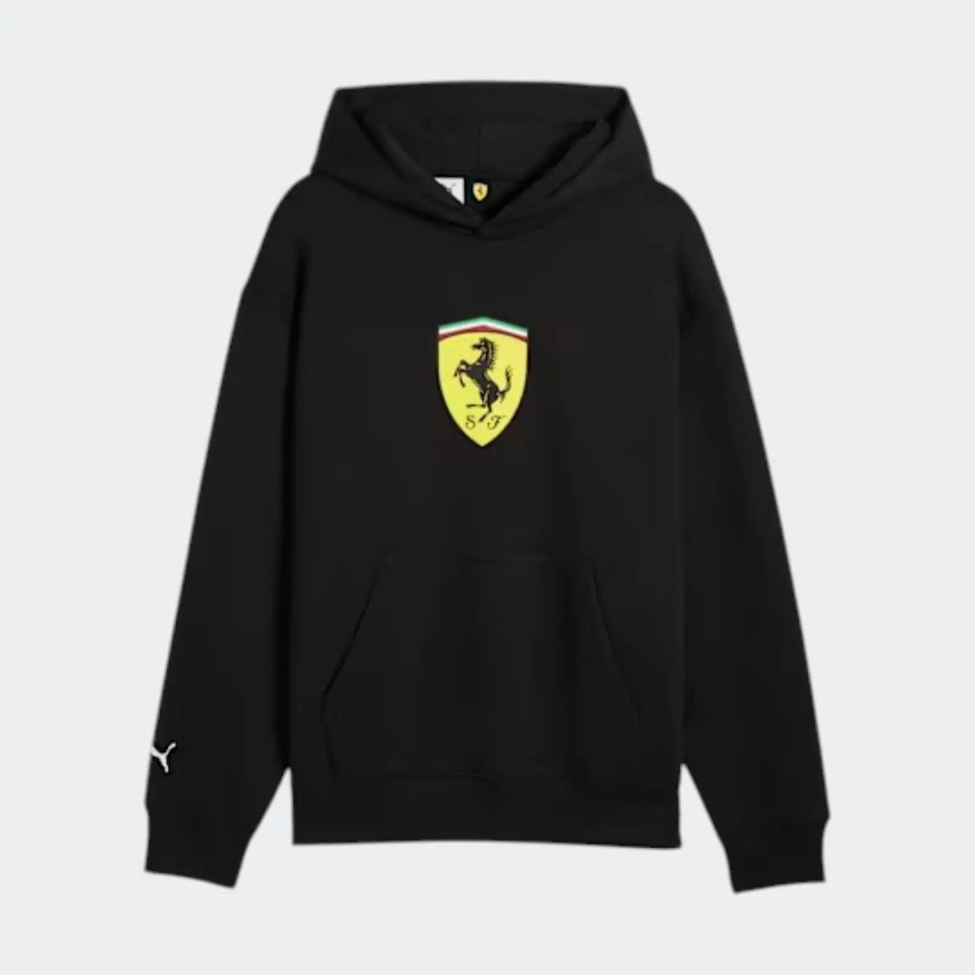Ferrari Shield Hoodie Black Hoodies