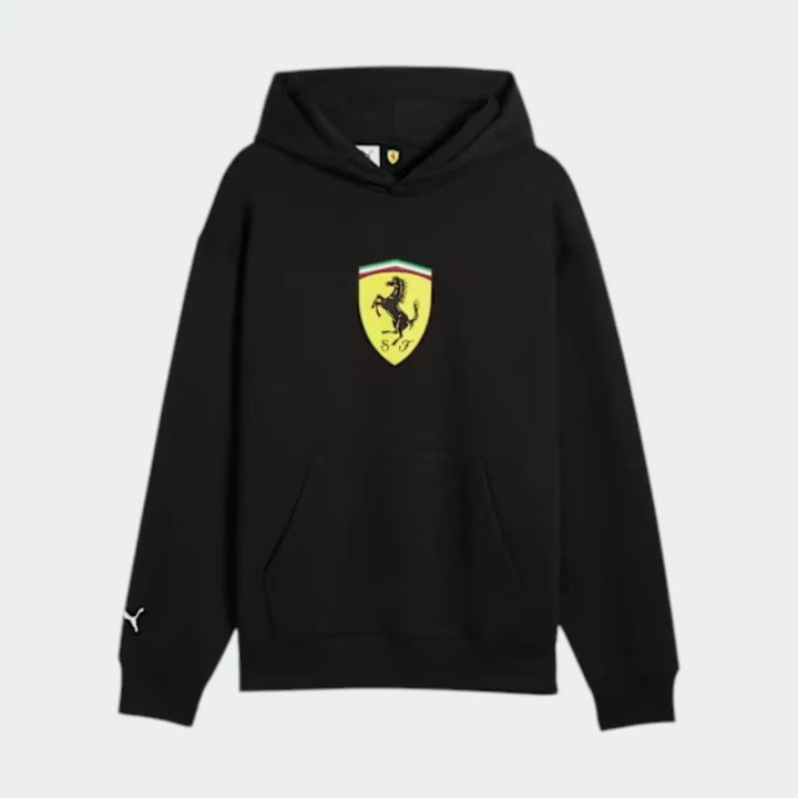 Ferrari Shield Hoodie Black Hoodies