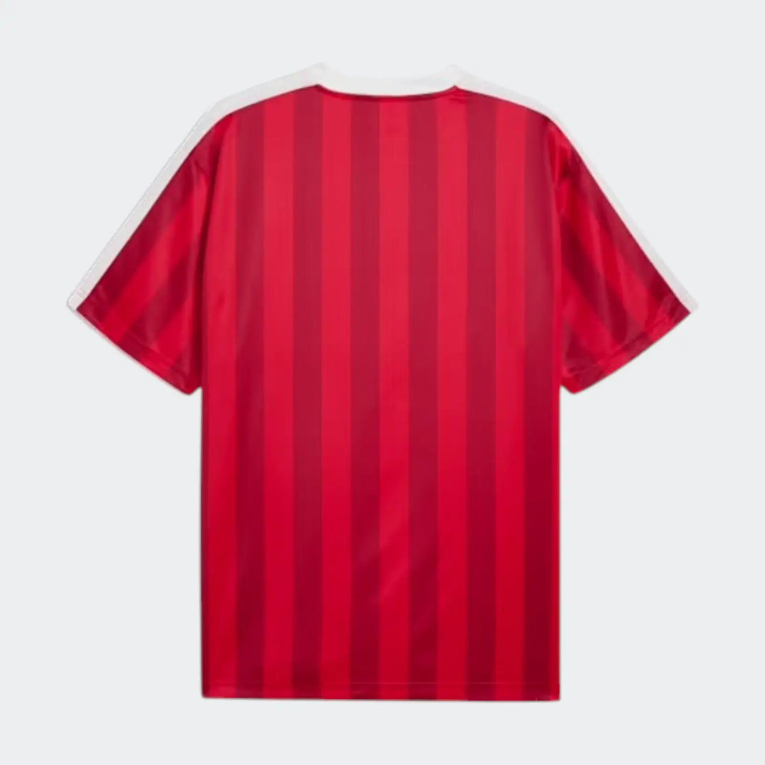 Ess Relaxed Striped Fb Jersey Red Jersey