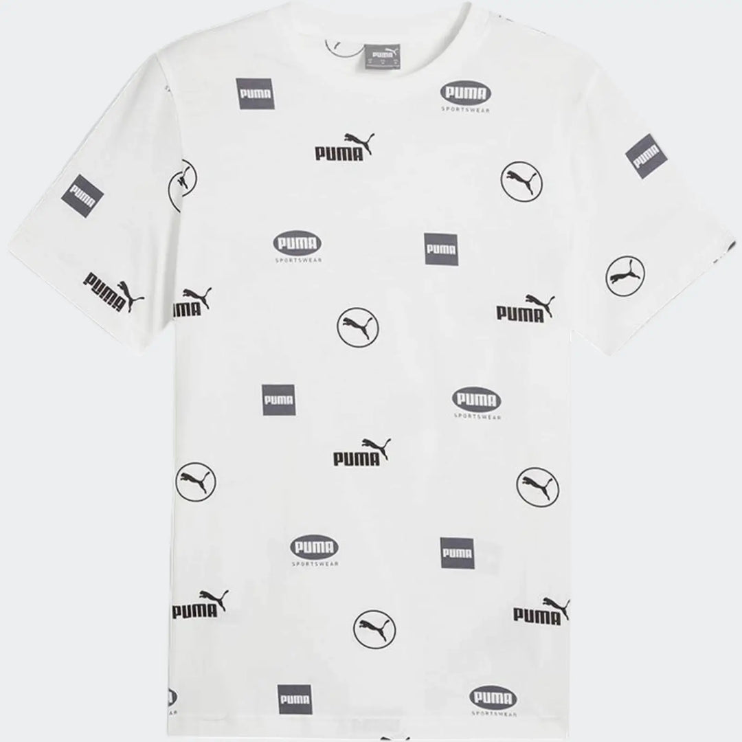 Puma Power Aop Tee White T-Shirts