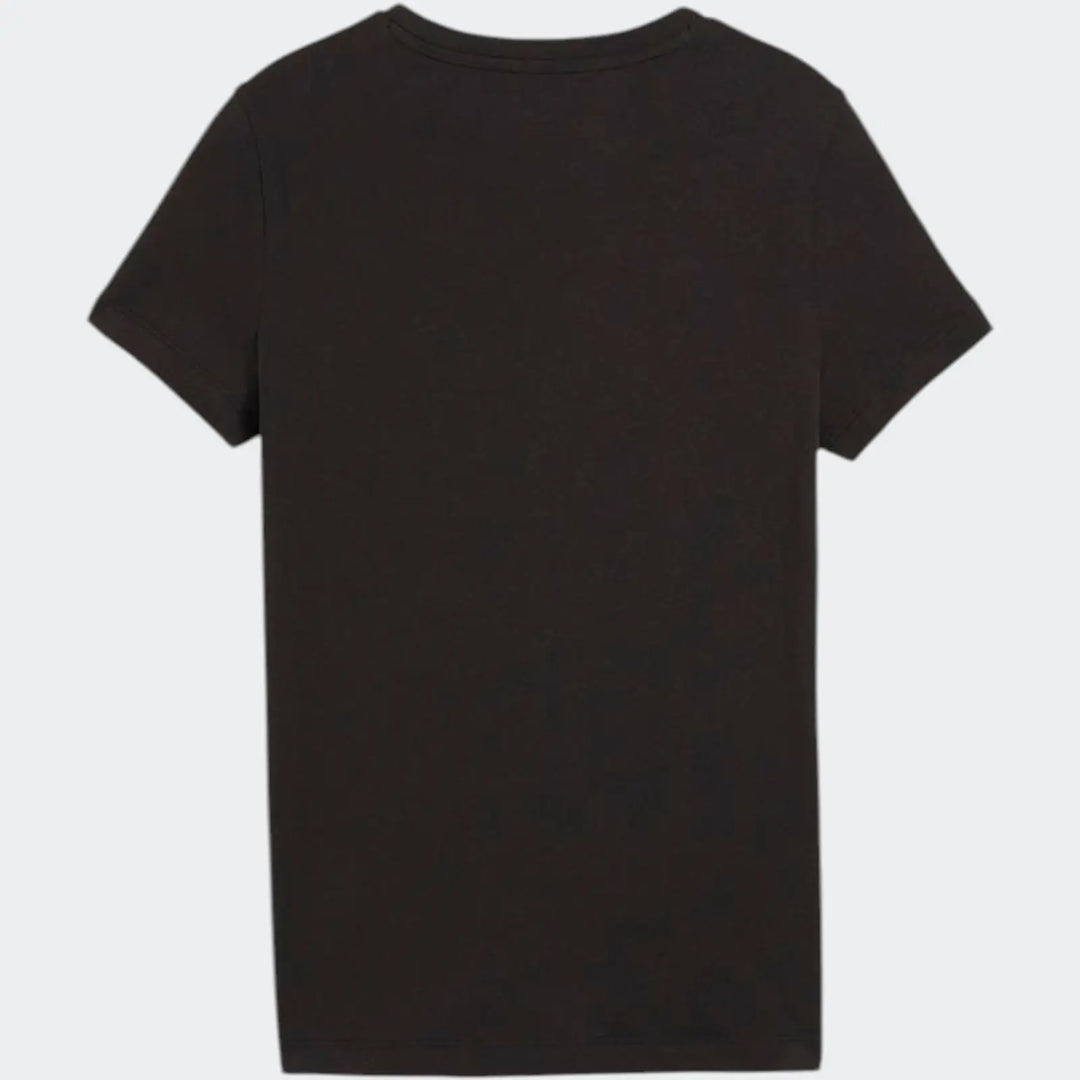 Ess+ Script Metallic Tee Black T-Shirts