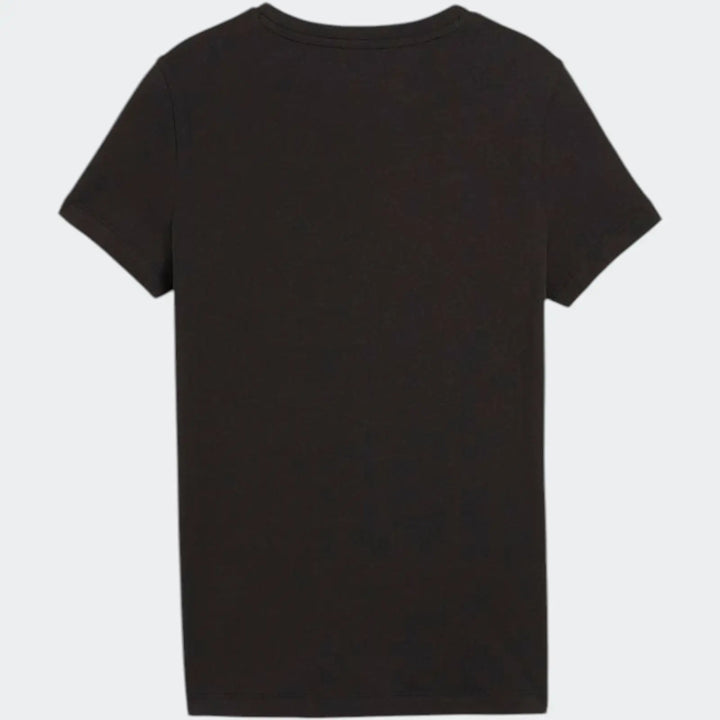 Ess+ Script Metallic Tee Black T-Shirts