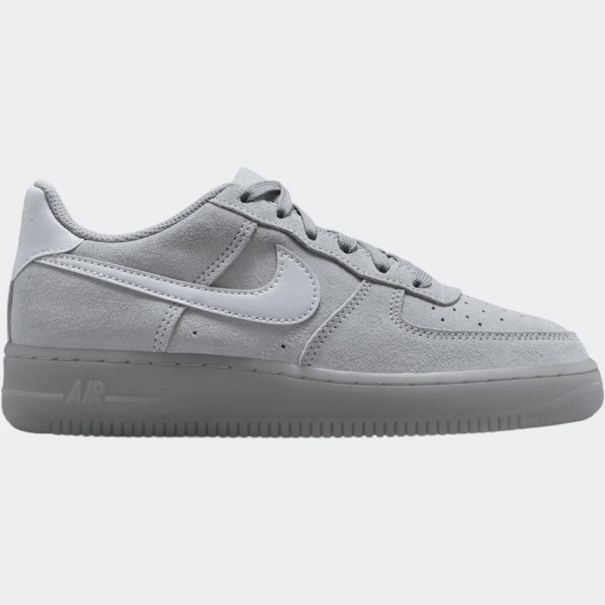 Air Force 1 Lv8 Gs Grey Sneakers