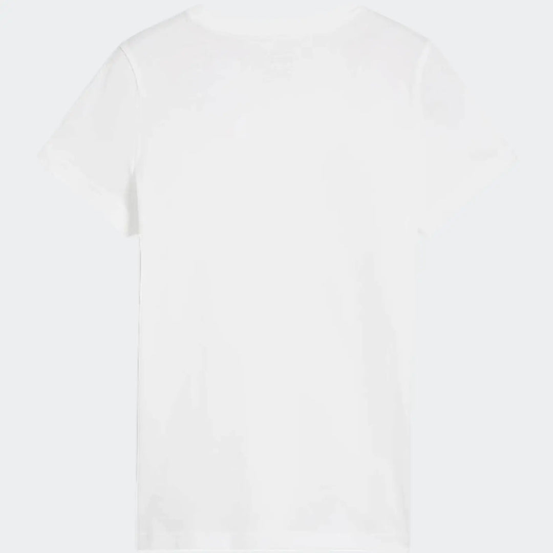 Ess +Script Mettallic Tee White T-Shirts