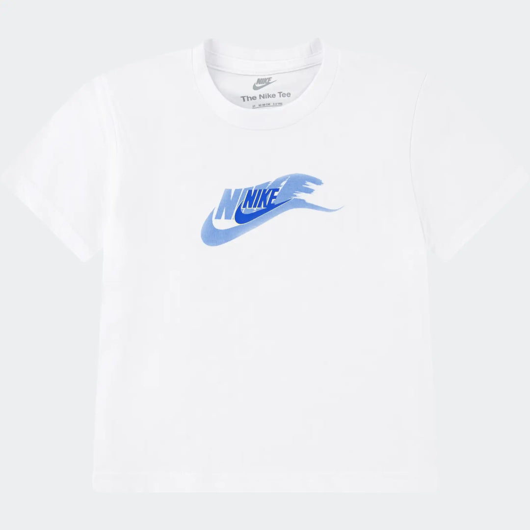Nike Boys On The Move Basic Short Sleeve T-Shirt - White