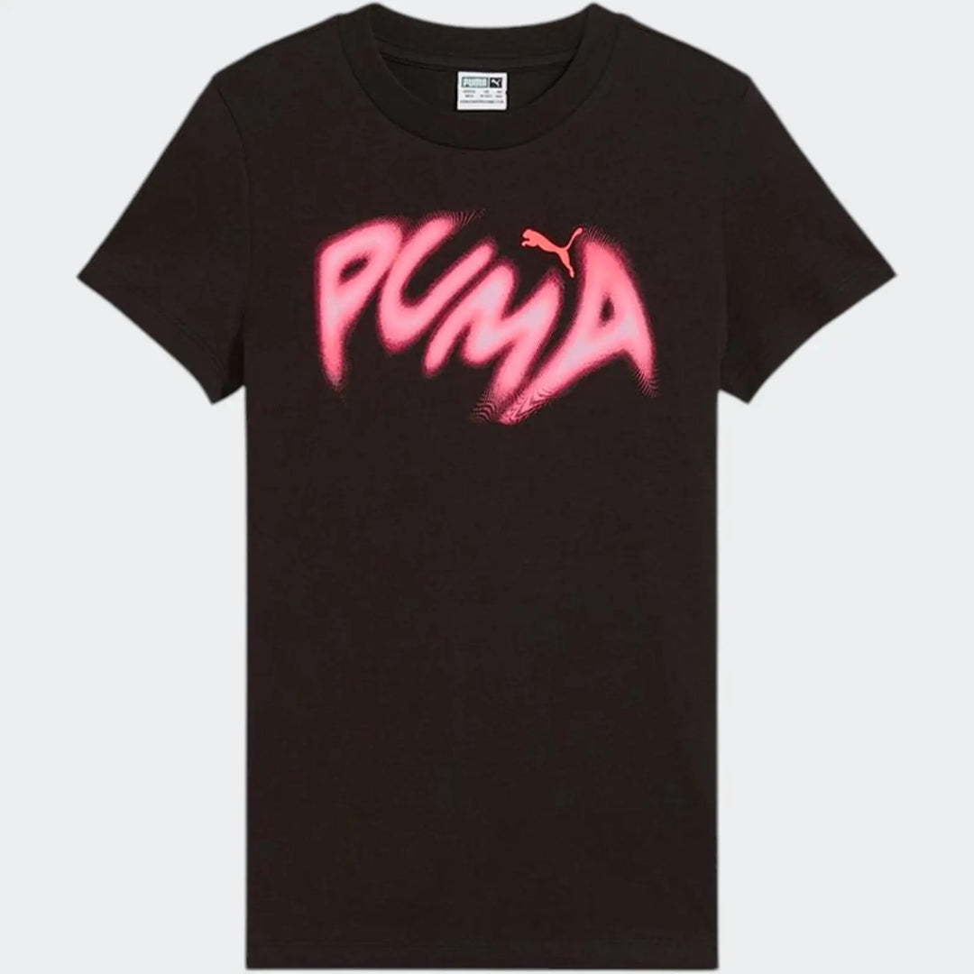 Graphics Warped Puma Tee Black T-Shirts
