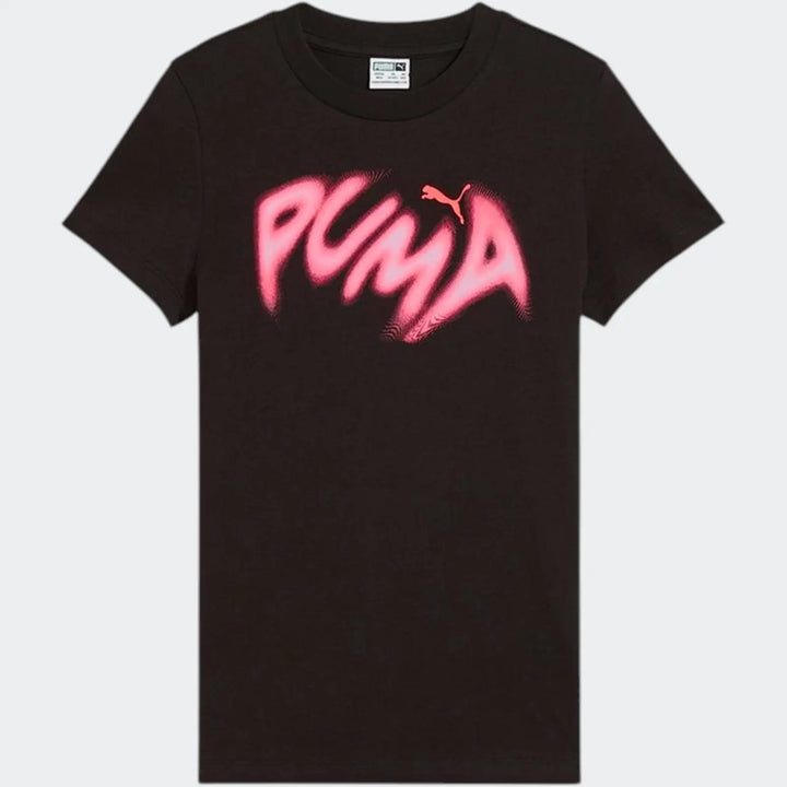 Graphics Warped Puma Tee Black T-Shirts