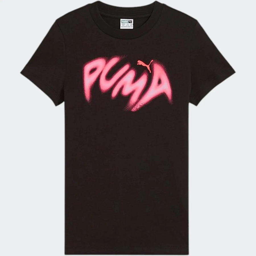 Graphics Warped Puma Tee Black T-Shirts