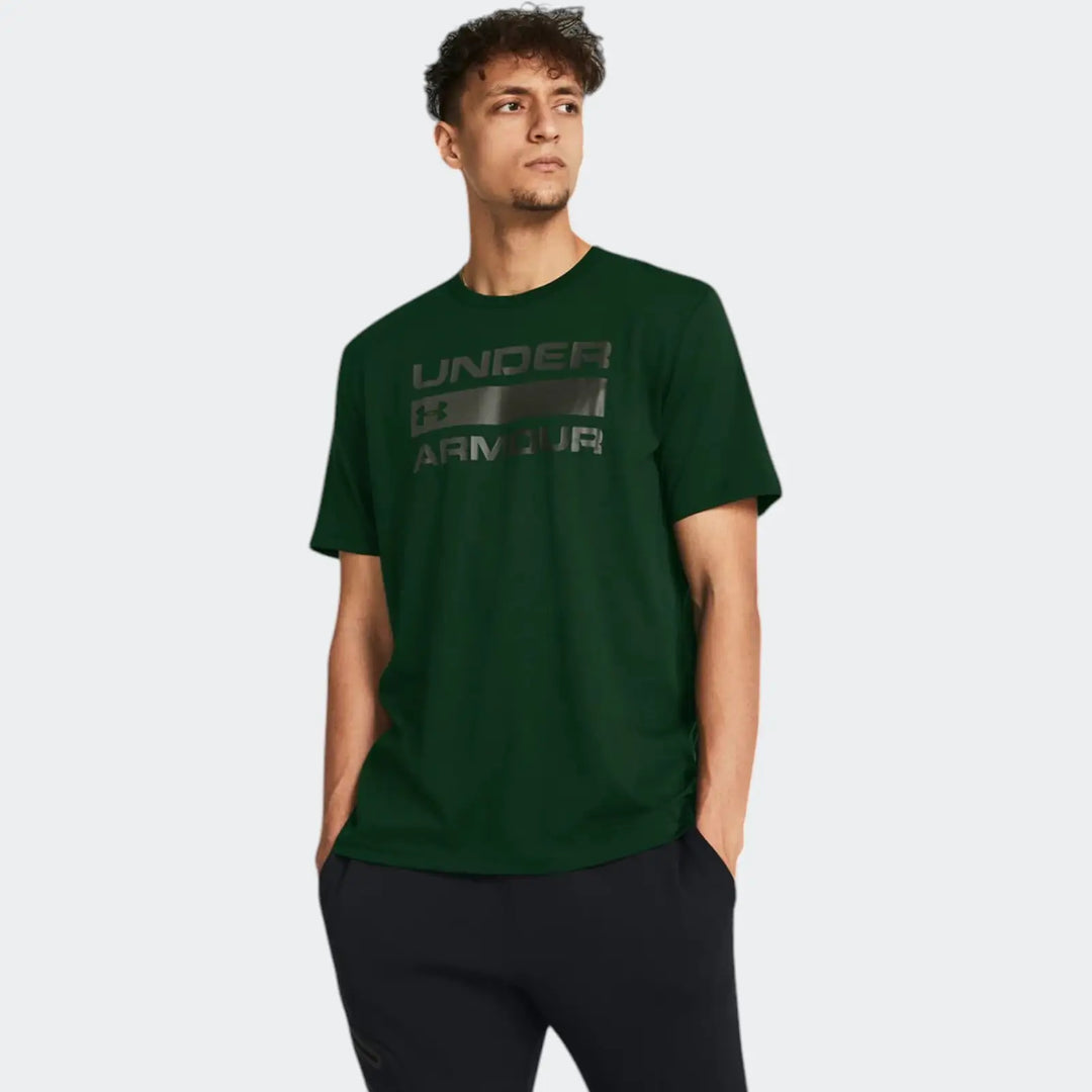 Ua Team Issue Green T-Shirt