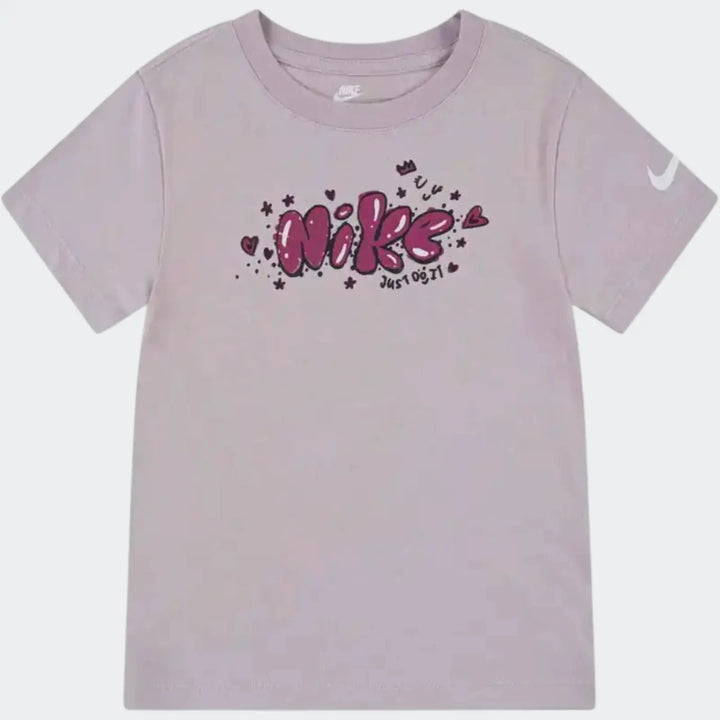 Nkg Essentials Aop Ringlet Tee Purple T-Shirts