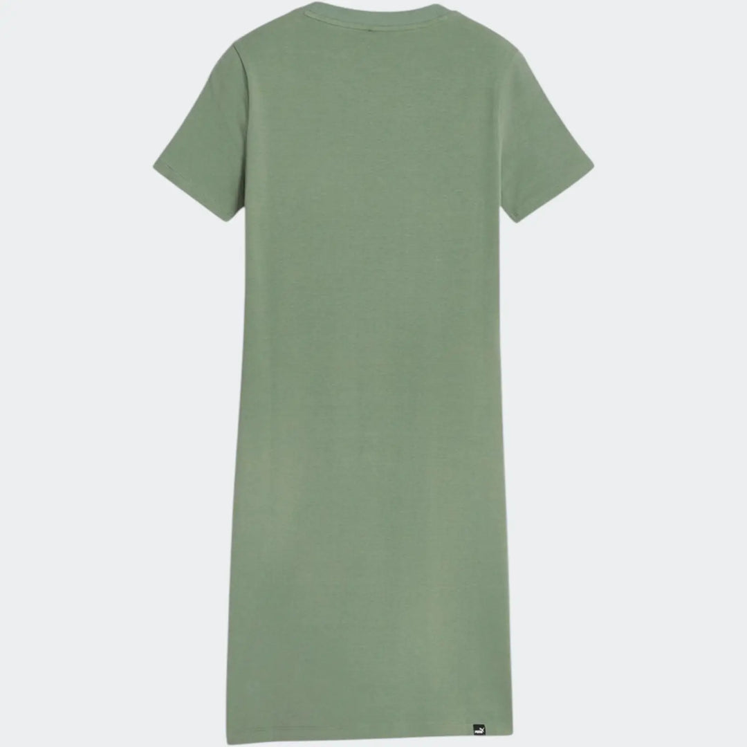 Ess Slim Tee Dress Green Dresses