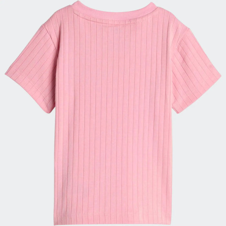 Regular Wide Rib Short T-Shirt Set