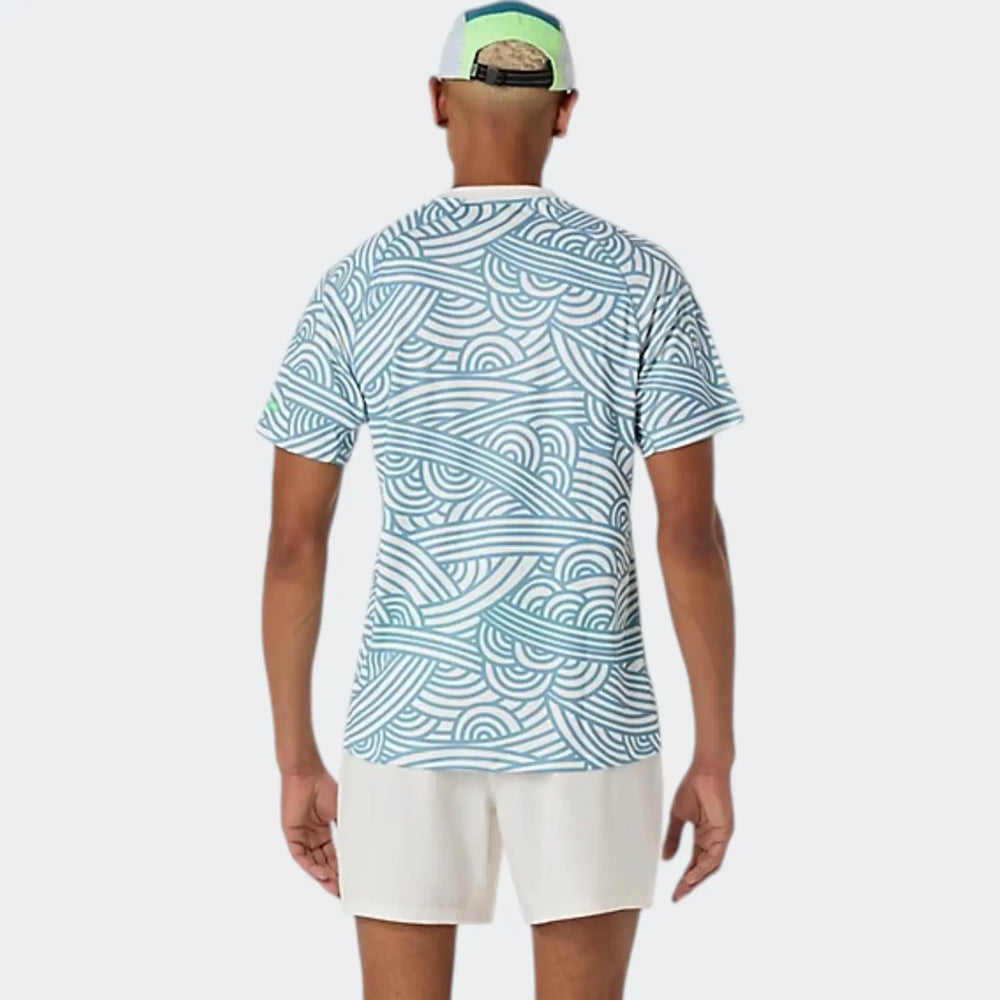 Padel Court All Over Print Ss Top White T-Shirts