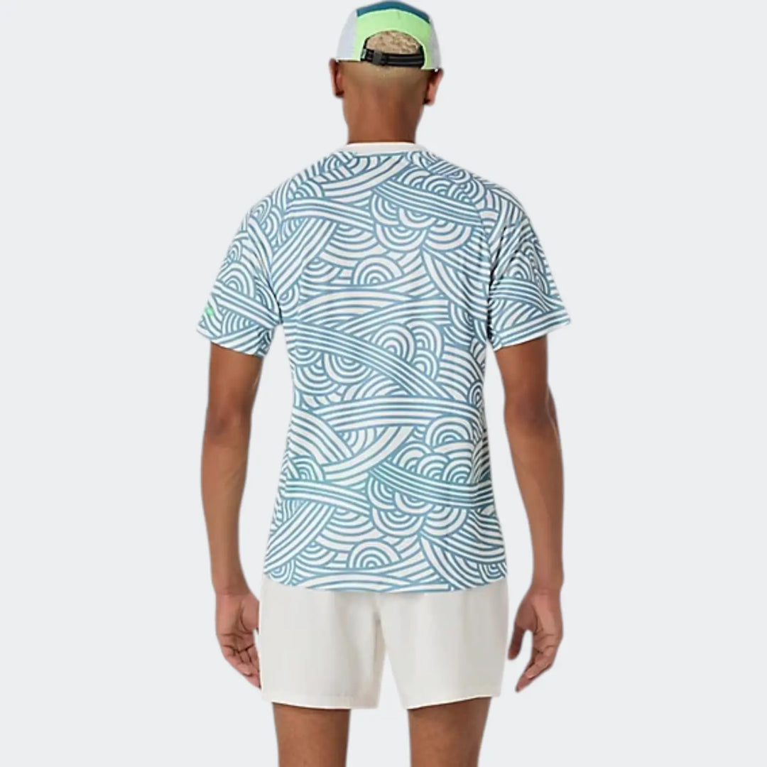 Padel Court All Over Print Ss Top White T-Shirts