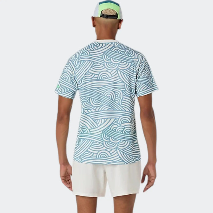 Padel Court All Over Print Ss Top White T-Shirts